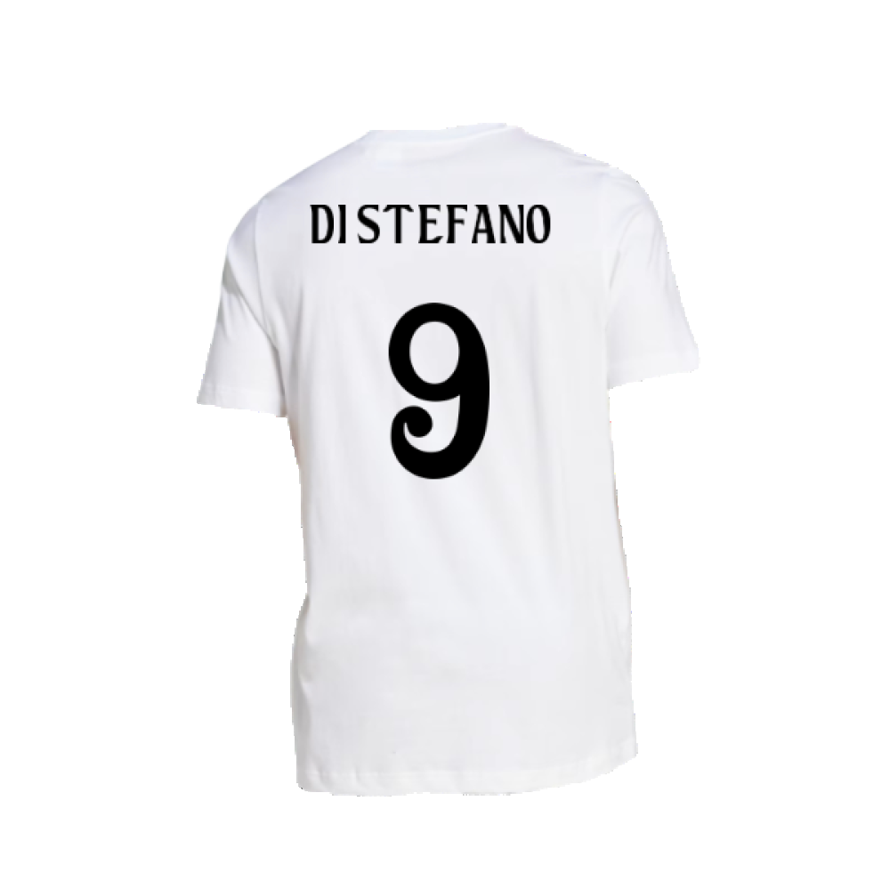 2024-2025 Real Madrid DNA Graphic Tee (White) (Di Stefano 9)