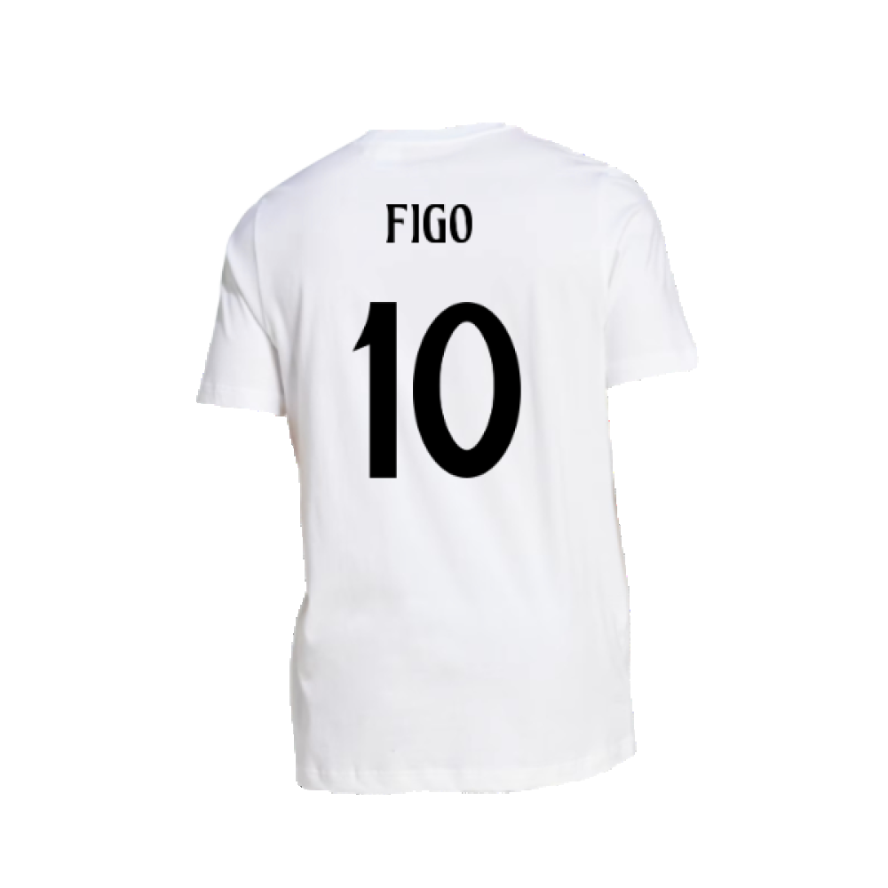 2024-2025 Real Madrid DNA Graphic Tee (White) (Figo 10)