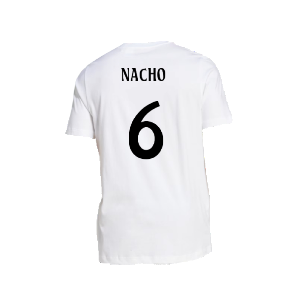 2024-2025 Real Madrid DNA Graphic Tee (White) (Nacho 6)