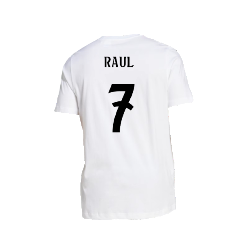 2024-2025 Real Madrid DNA Graphic Tee (White) (Raul 7)