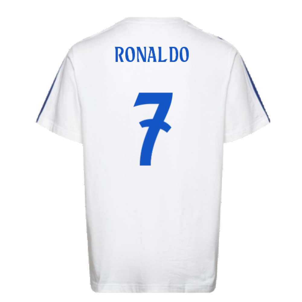 2024-2025 Real Madrid DNA Tee (White) (Ronaldo 7)