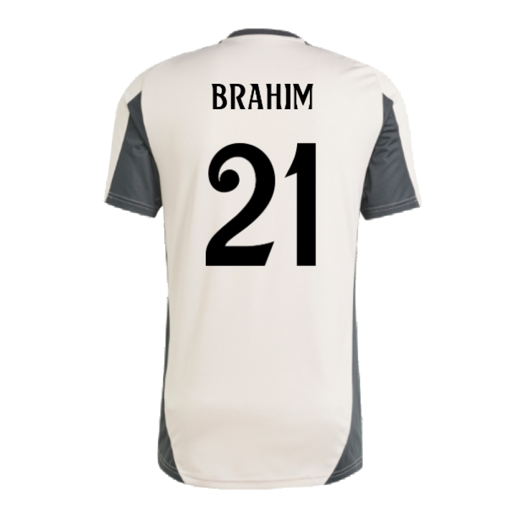 2024-2025 Real Madrid EU Training Jersey (Putty Mauve) (Brahim 21)