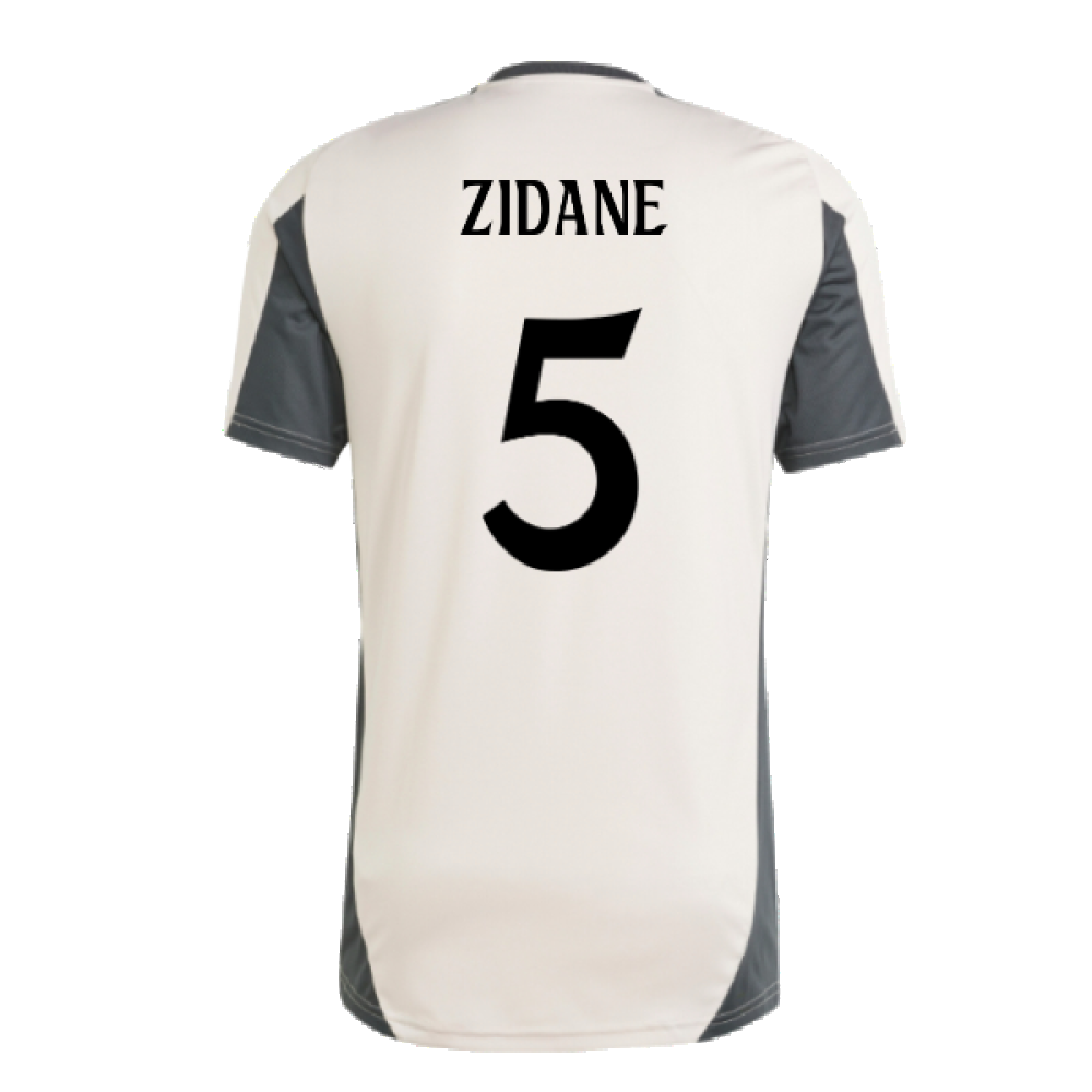 2024-2025 Real Madrid EU Training Jersey (Putty Mauve) (Zidane 5)