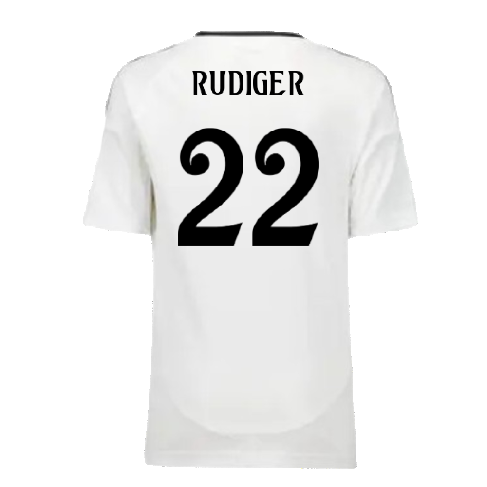 2024-2025 Real Madrid Home Mini Kit (Rudiger 22)