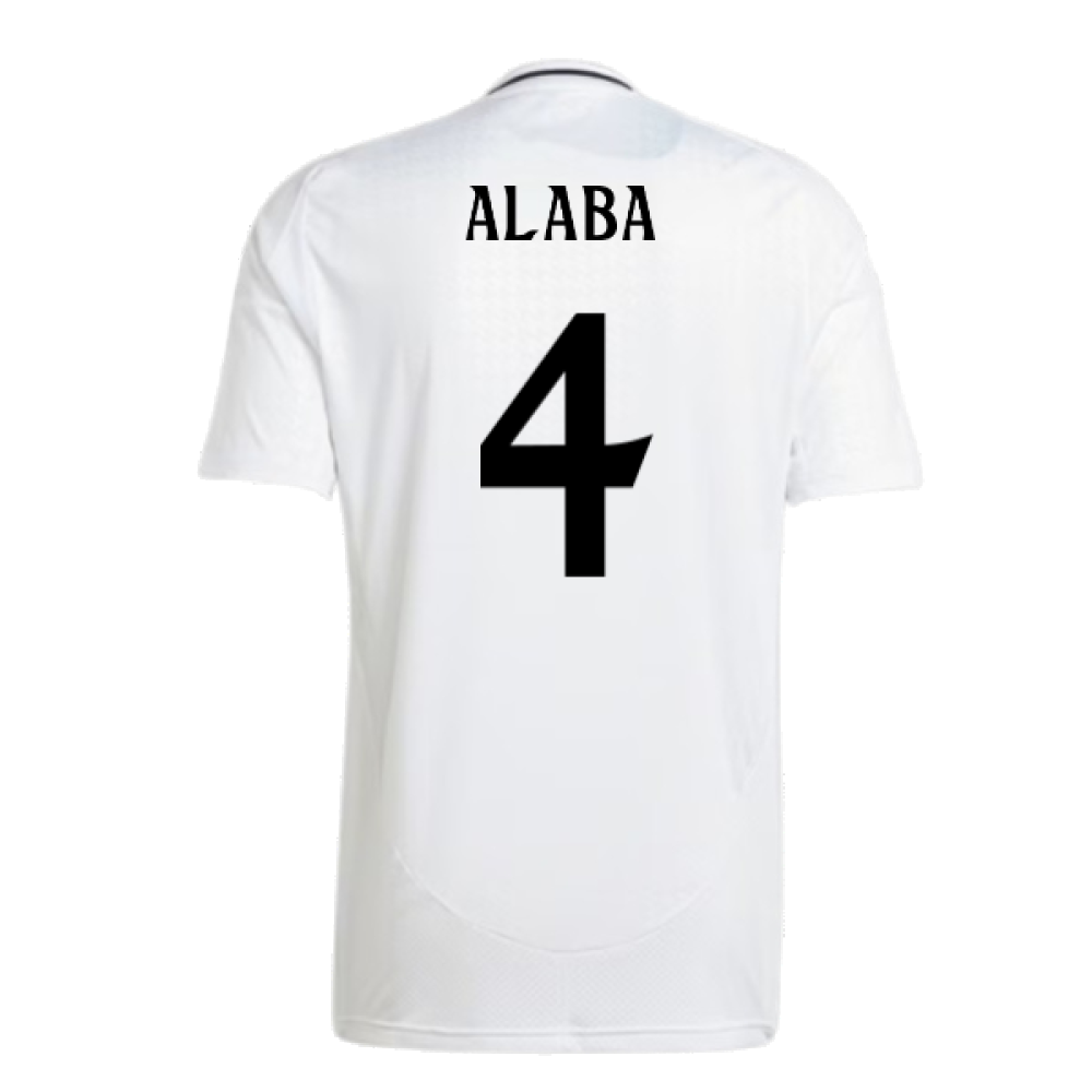 2024-2025 Real Madrid Home Shirt (Alaba 4)