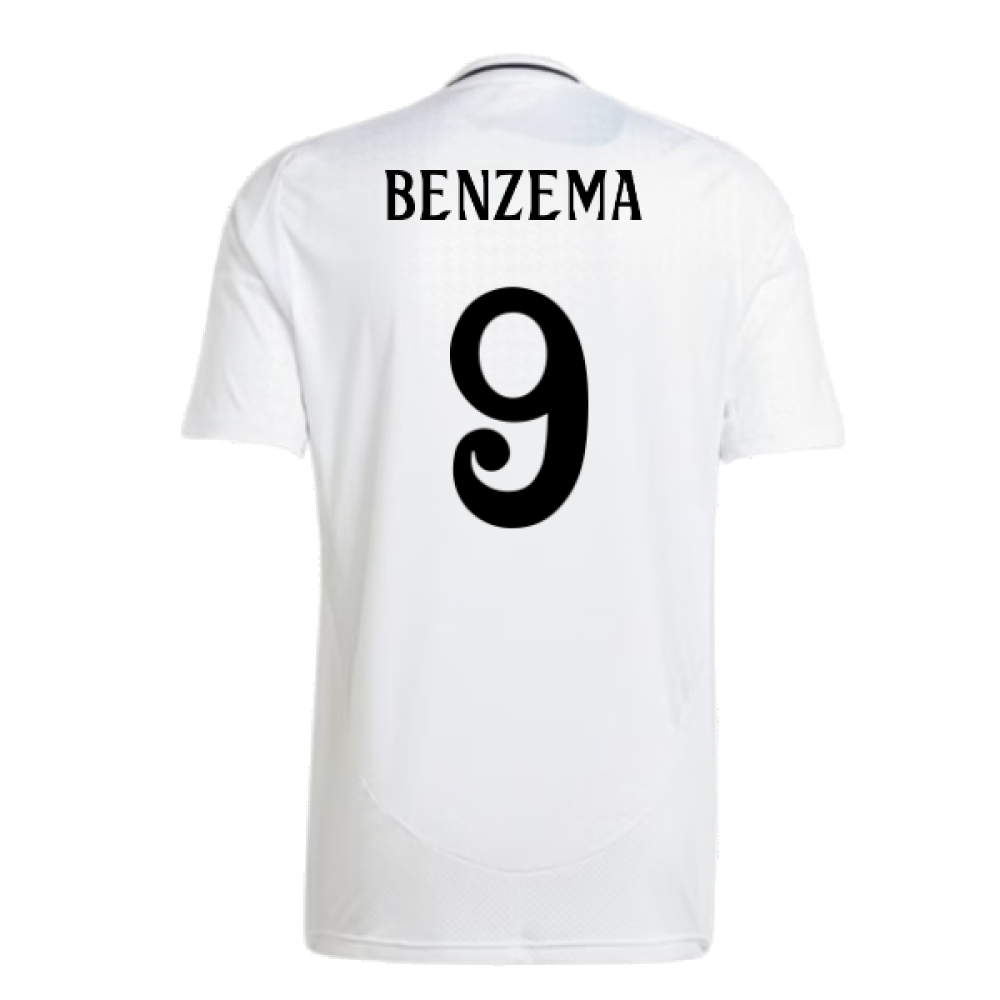 2024-2025 Real Madrid Home Shirt (Benzema 9)