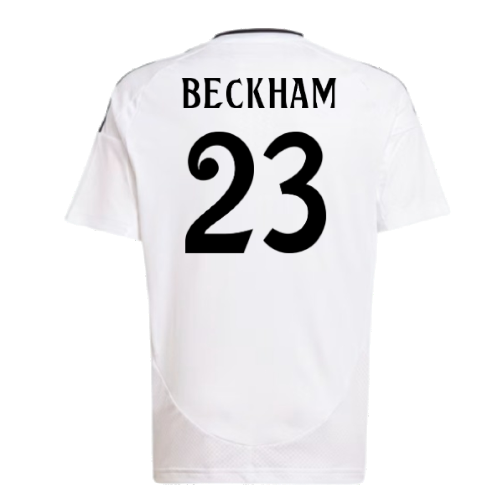 2024-2025 Real Madrid Home Shirt (Kids) (Beckham 23)