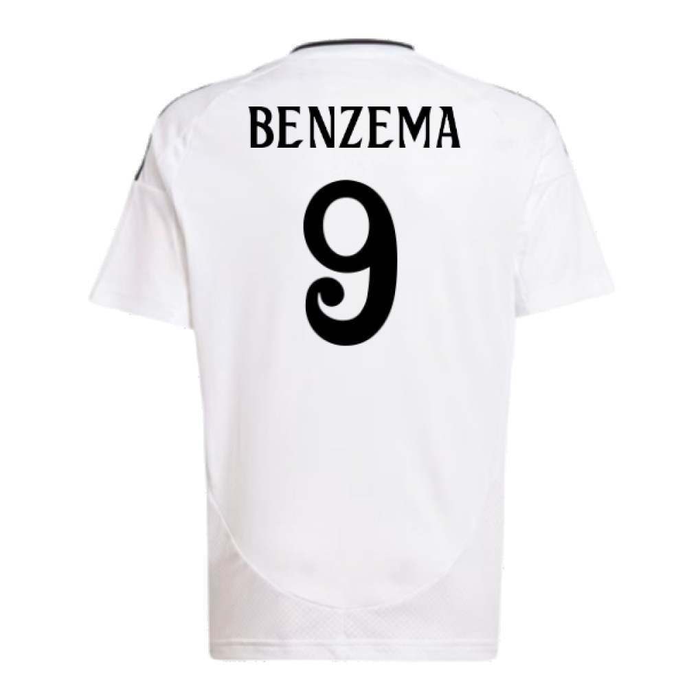 2024-2025 Real Madrid Home Shirt (Kids) (Benzema 9)