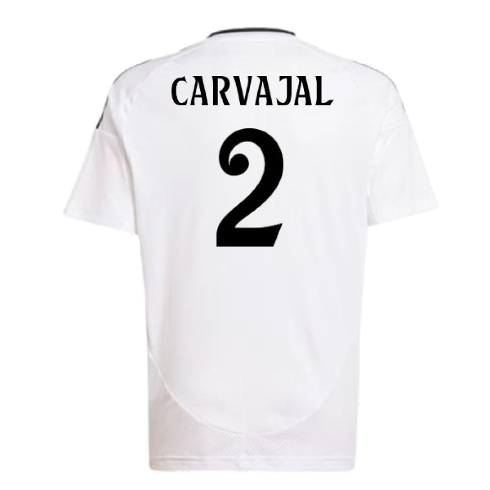 2024-2025 Real Madrid Home Shirt (Kids) (Carvajal 2)