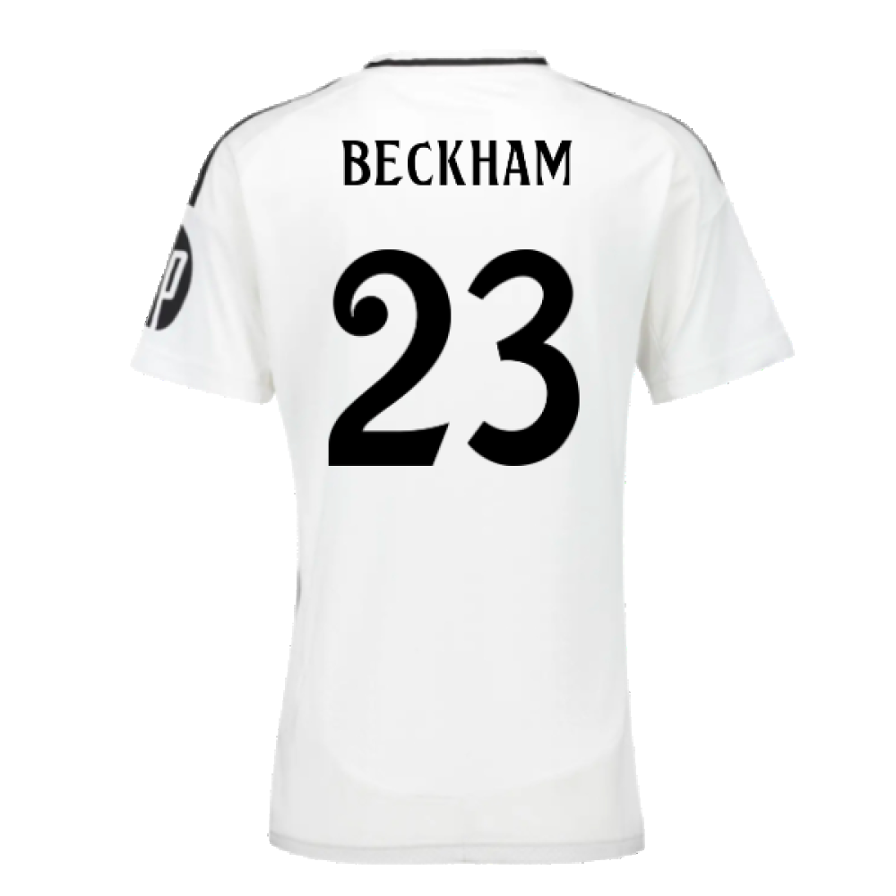 2024-2025 Real Madrid Home Shirt (Womens) (Beckham 23)