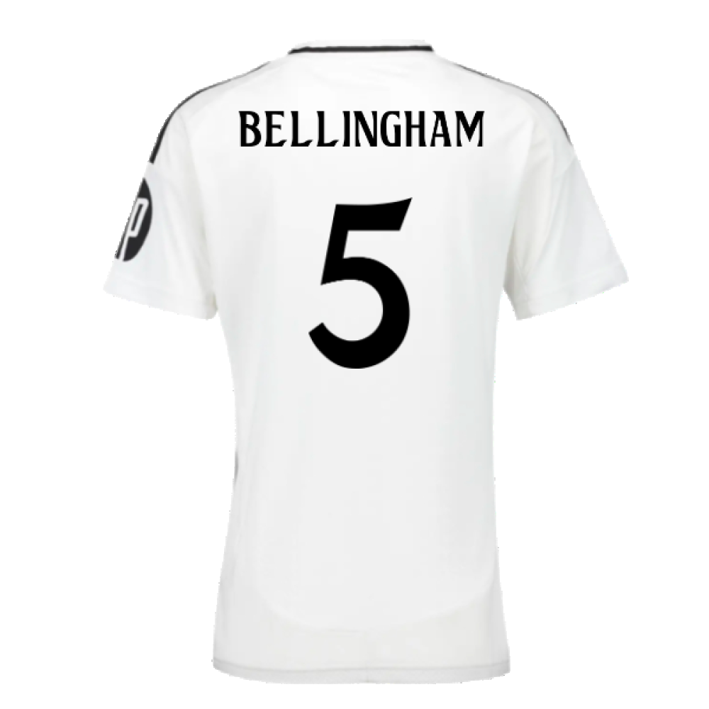 2024-2025 Real Madrid Home Shirt (Womens) (Bellingham 5)