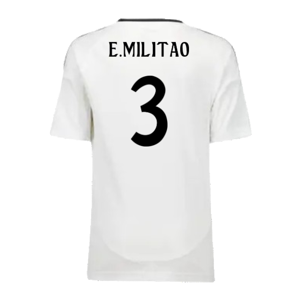 2024-2025 Real Madrid Home Youth Kit (E.Militao 3)