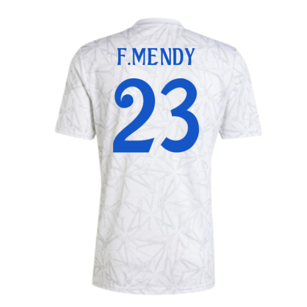 2024-2025 Real Madrid Pre-Match Shirt (White) (F.Mendy 23)