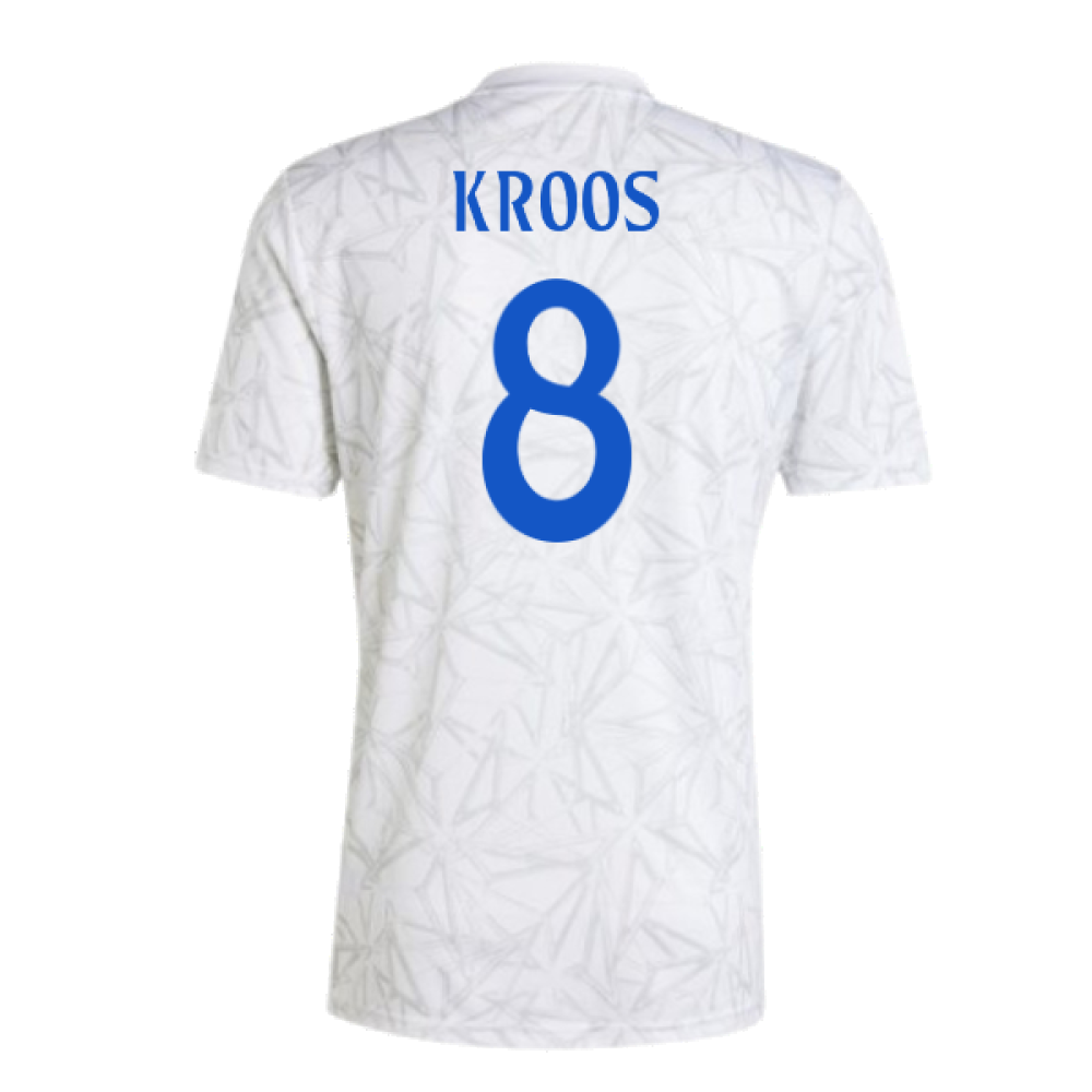 2024-2025 Real Madrid Pre-Match Shirt (White) (Kroos 8)