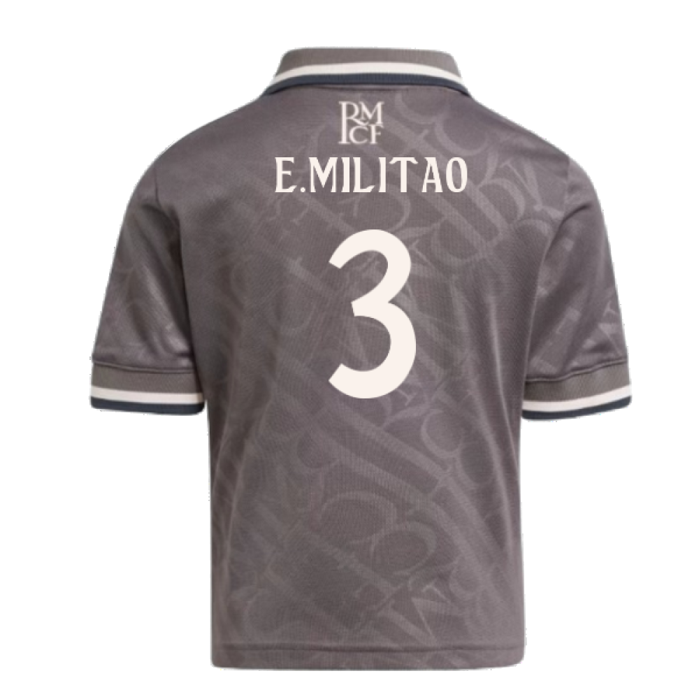 2024-2025 Real Madrid Third Mini Kit (E.Militao 3)