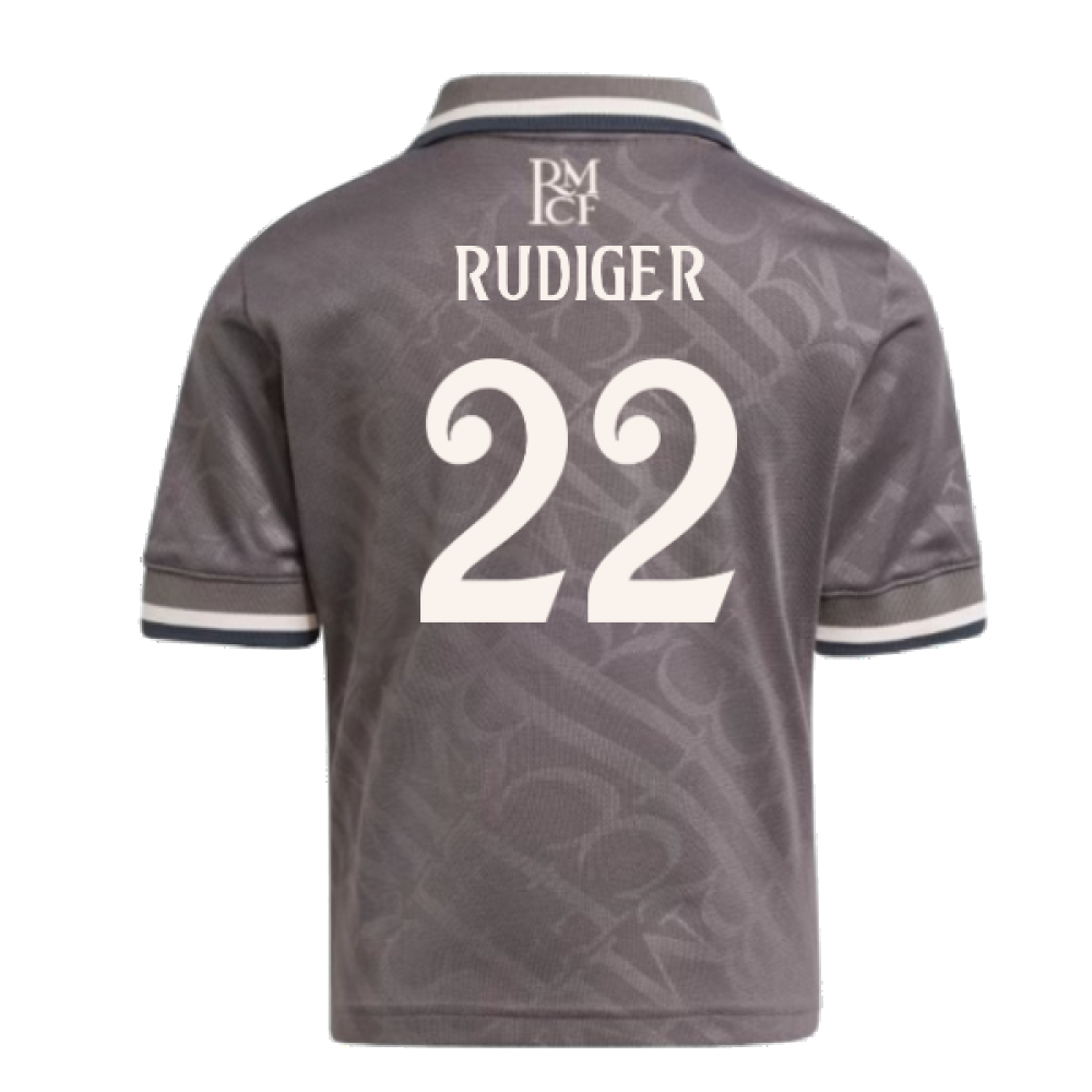 2024-2025 Real Madrid Third Mini Kit (Rudiger 22)