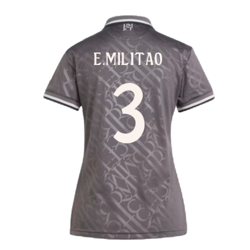 2024-2025 Real Madrid Third Shirt (Womens) (E.Militao 3)