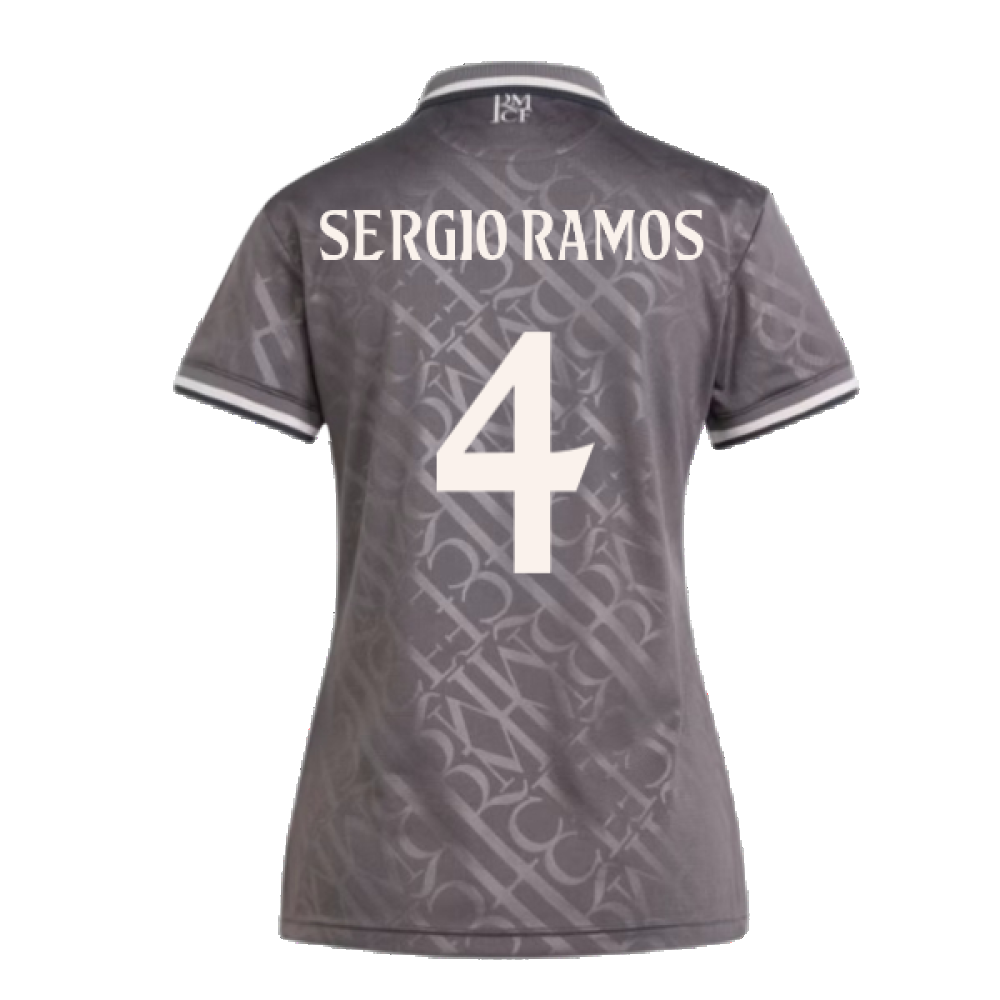 2024-2025 Real Madrid Third Shirt (Womens) (Sergio Ramos 4)