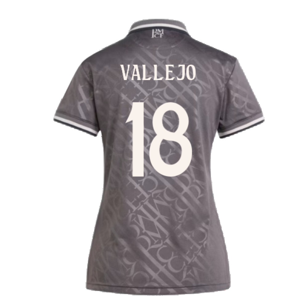 2024-2025 Real Madrid Third Shirt (Womens) (Vallejo 18)