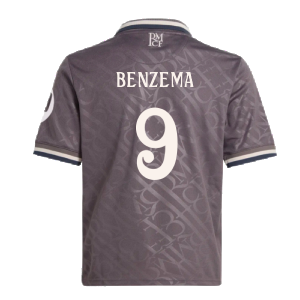 2024-2025 Real Madrid Third Youth Kit (Benzema 9)