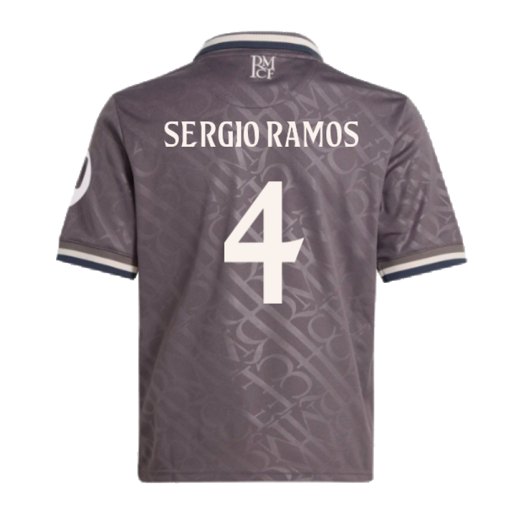 2024-2025 Real Madrid Third Youth Kit (Sergio Ramos 4)