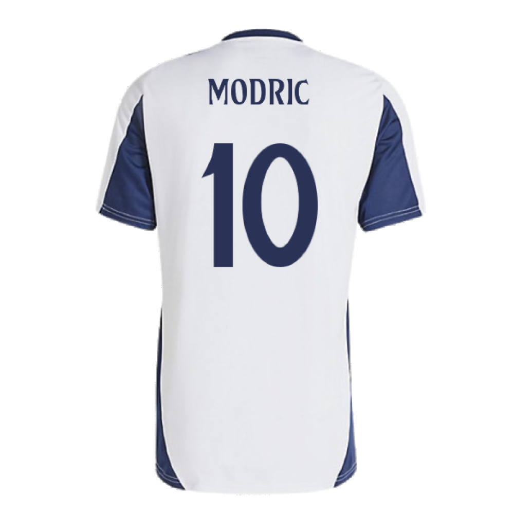 2024-2025 Real Madrid Training Shirt (White) (Modric 10)