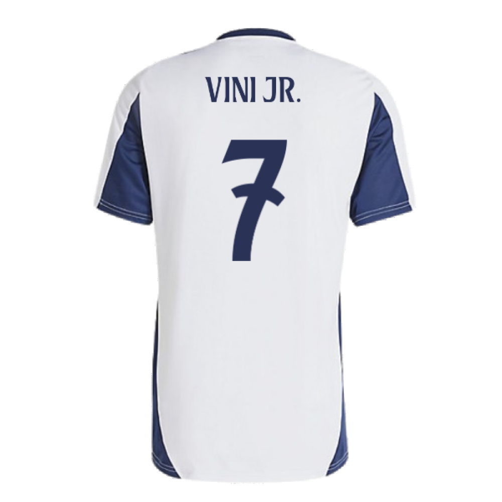 2024-2025 Real Madrid Training Shirt (White) (Vini Jr. 7)