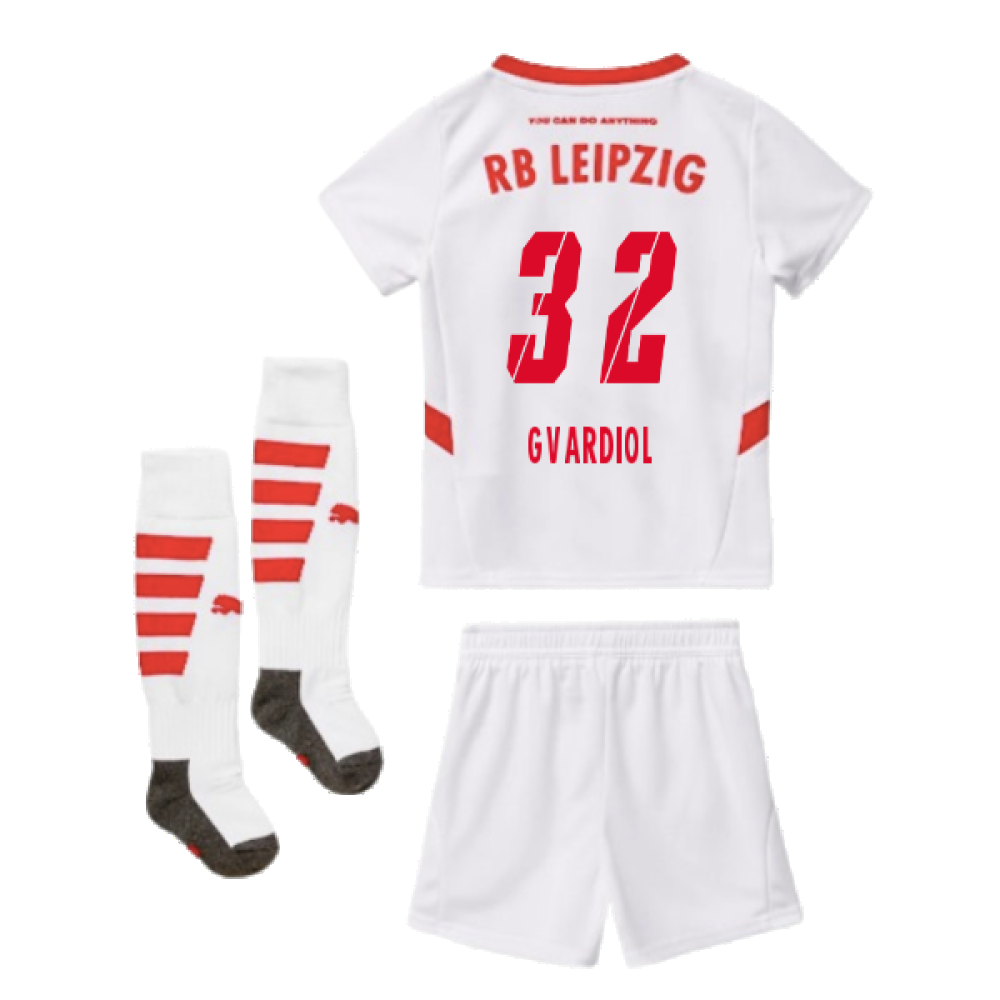 2024-2025 Red Bull Leipzig Home Mini Kit (Gvardiol 32)