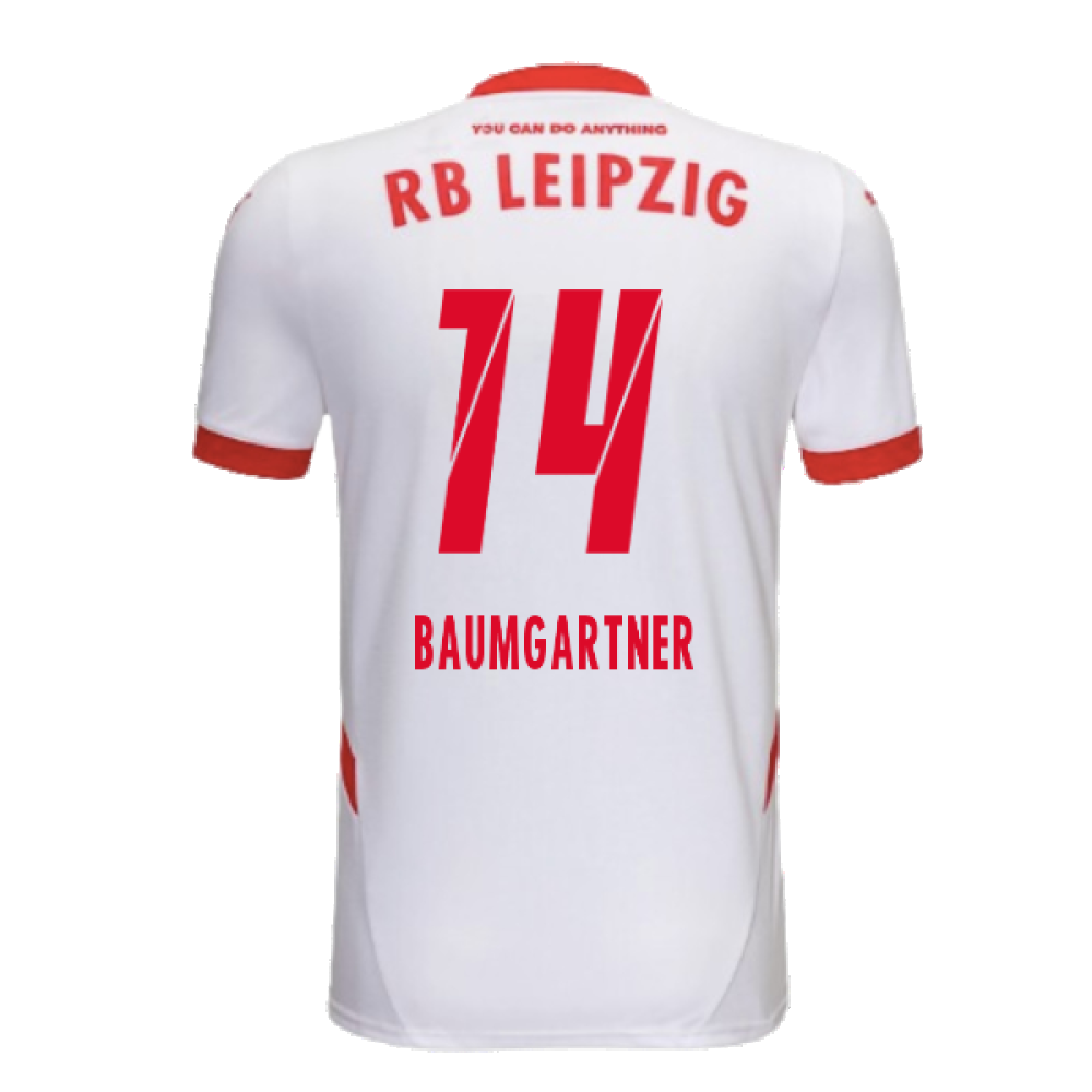 2024-2025 Red Bull Leipzig Home Shirt (Baumgartner 14)