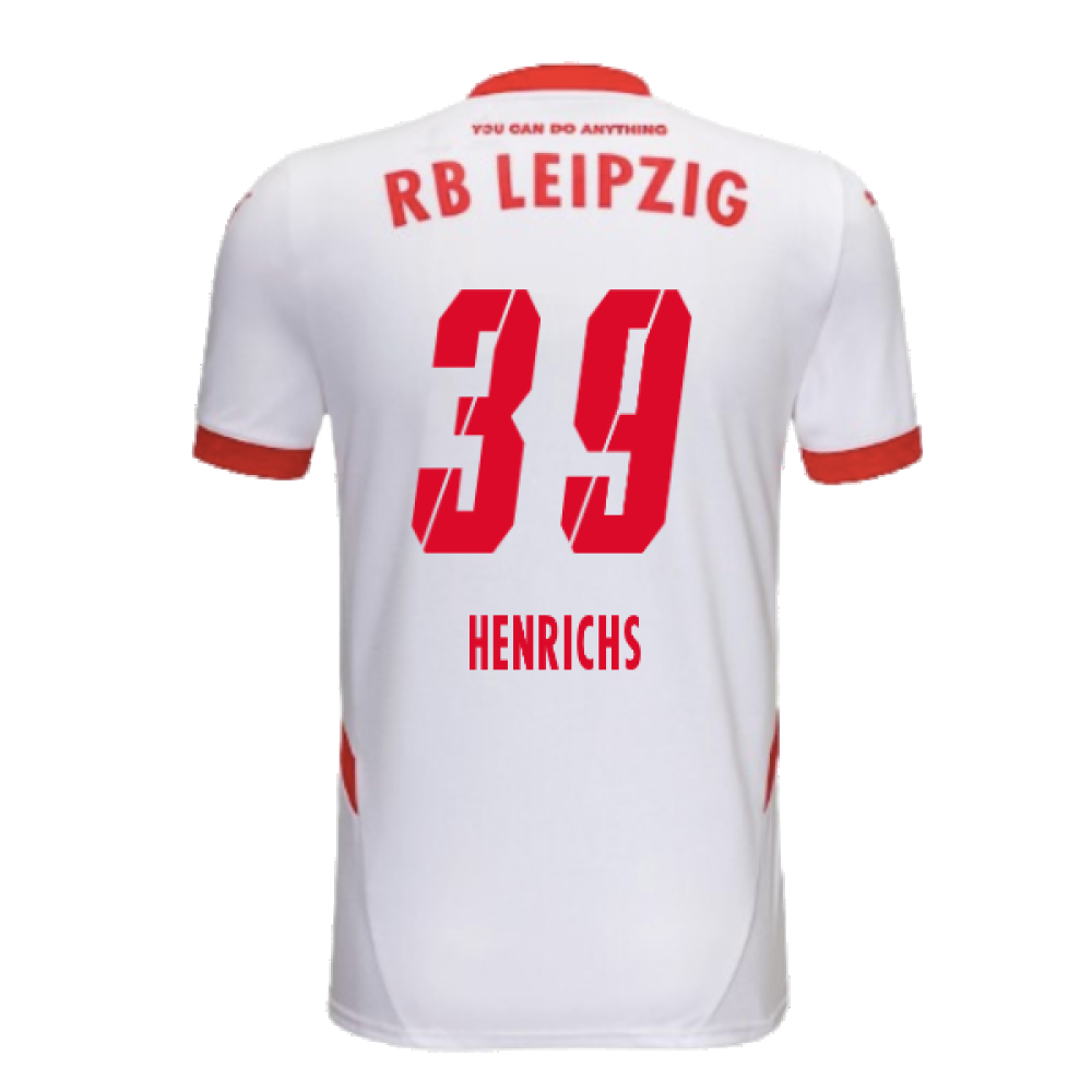 2024-2025 Red Bull Leipzig Home Shirt (Henrichs 39)