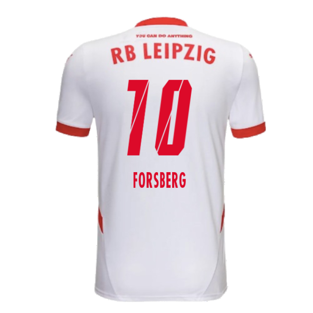 2024-2025 Red Bull Leipzig Home Shirt (Kids) (Forsberg 10)