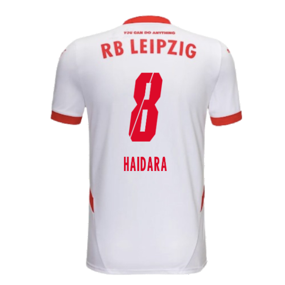 2024-2025 Red Bull Leipzig Home Shirt (Kids) (Haidara 8)