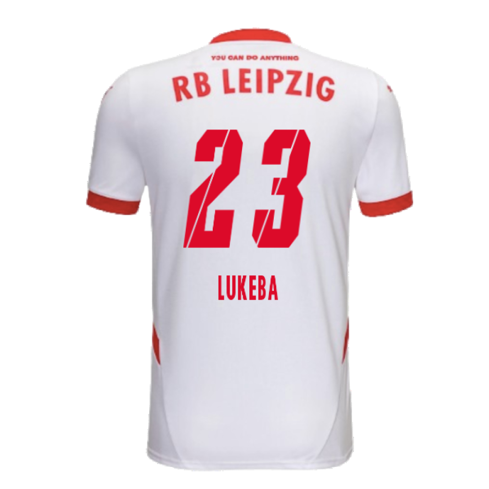 2024-2025 Red Bull Leipzig Home Shirt (Lukeba 23)