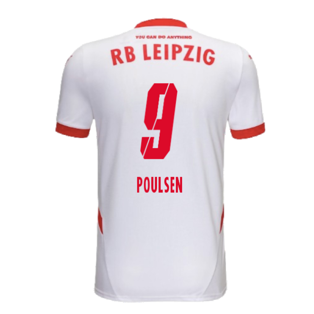 2024-2025 Red Bull Leipzig Home Shirt (Poulsen 9)