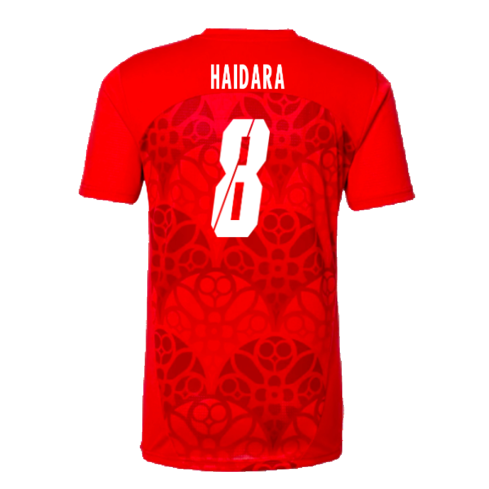 2024-2025 Red Bull Leipzig Pre-Match Shirt (Red) (Haidara 8)