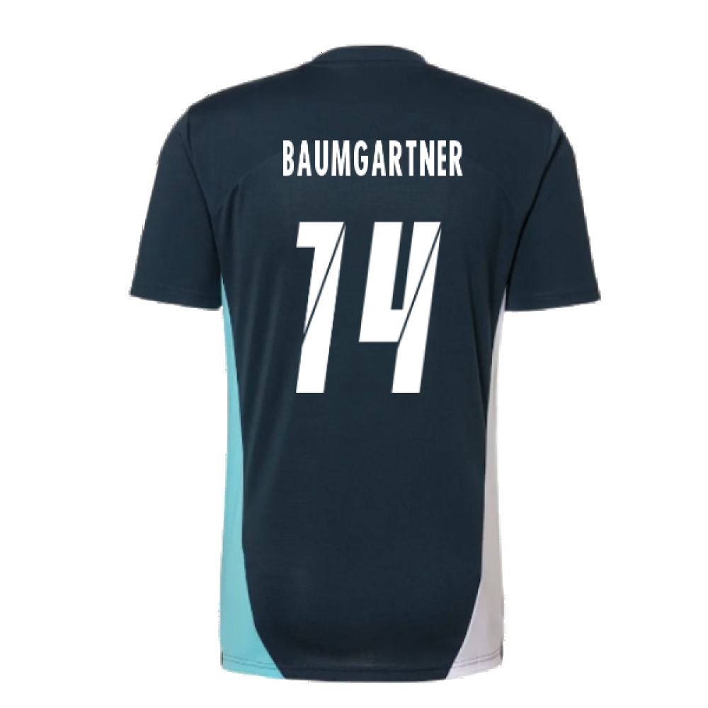 2024-2025 Red Bull Leipzig Training Shirt (Dark Night) (Baumgartner 14)