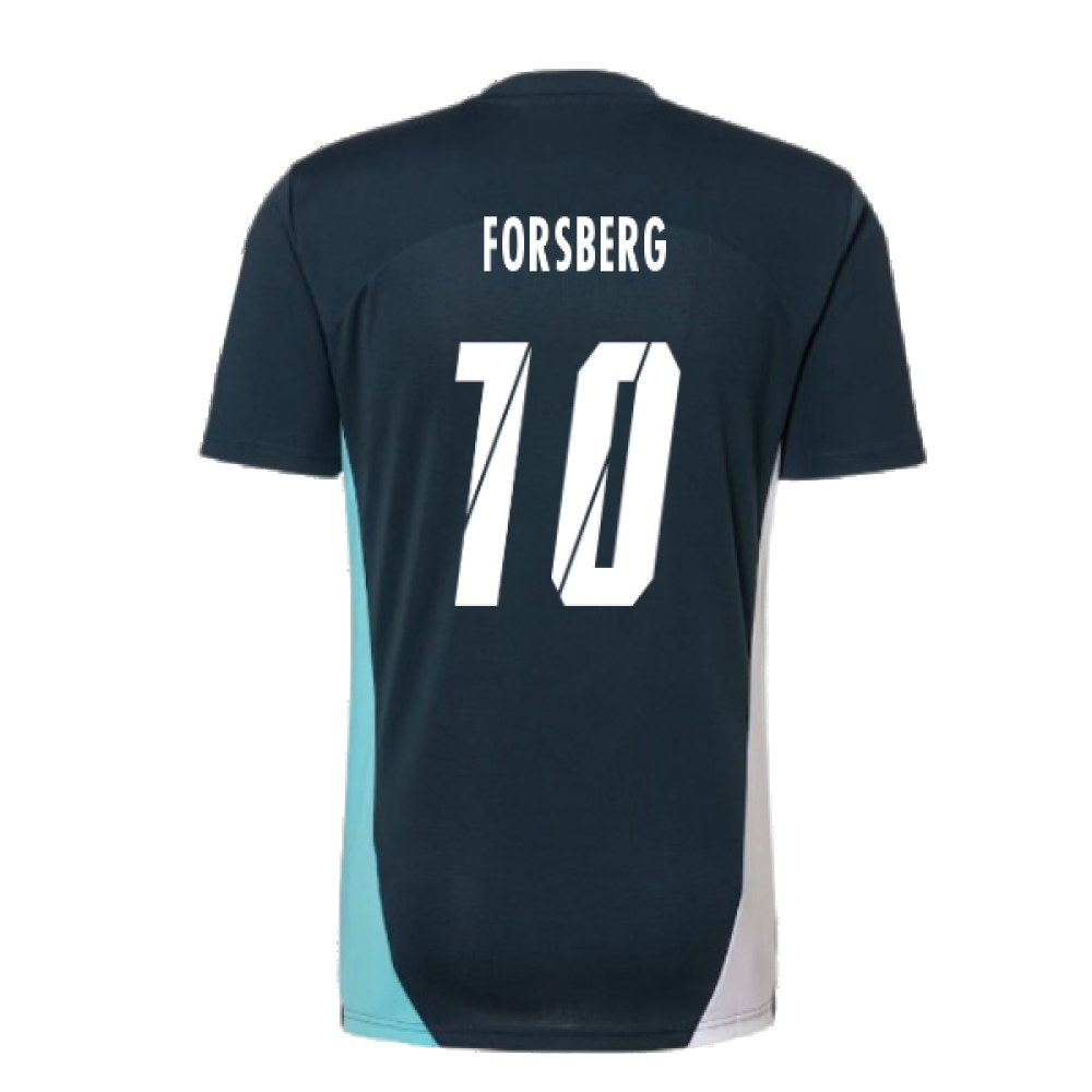 2024-2025 Red Bull Leipzig Training Shirt (Dark Night) (Forsberg 10)