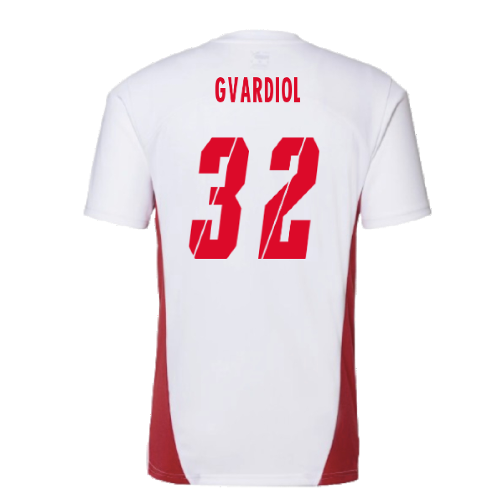 2024-2025 Red Bull Leipzig Training Shirt (White) (Gvardiol 32)