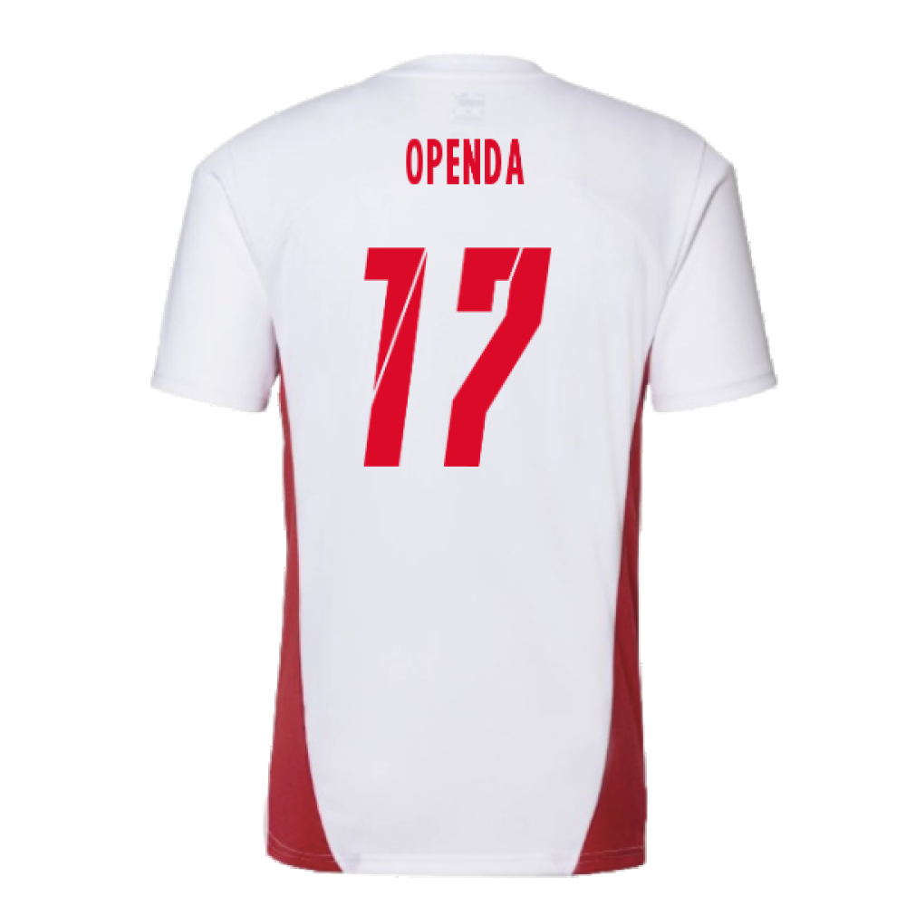 2024-2025 Red Bull Leipzig Training Shirt (White) (Openda 17)