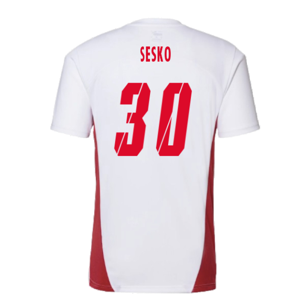 2024-2025 Red Bull Leipzig Training Shirt (White) (Sesko 30)