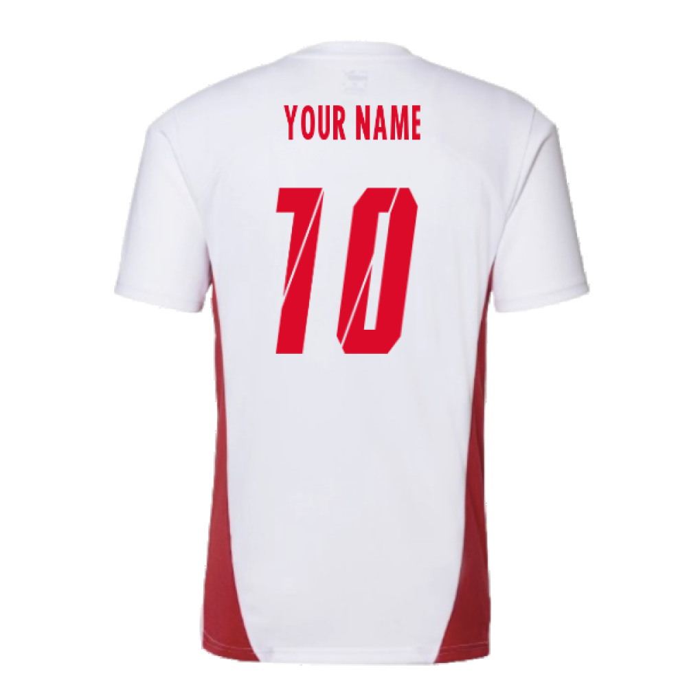 2024-2025 Red Bull Leipzig Training Shirt (White) (Your Name)