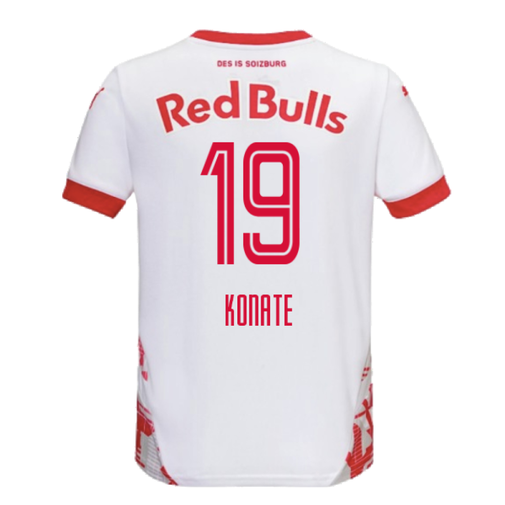 2024-2025 Red Bull Salzburg Home Shirt (Kids) (Konate 19)