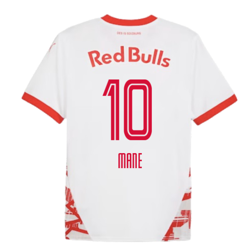 2024-2025 Red Bull Salzburg Home Shirt (Mane 10)