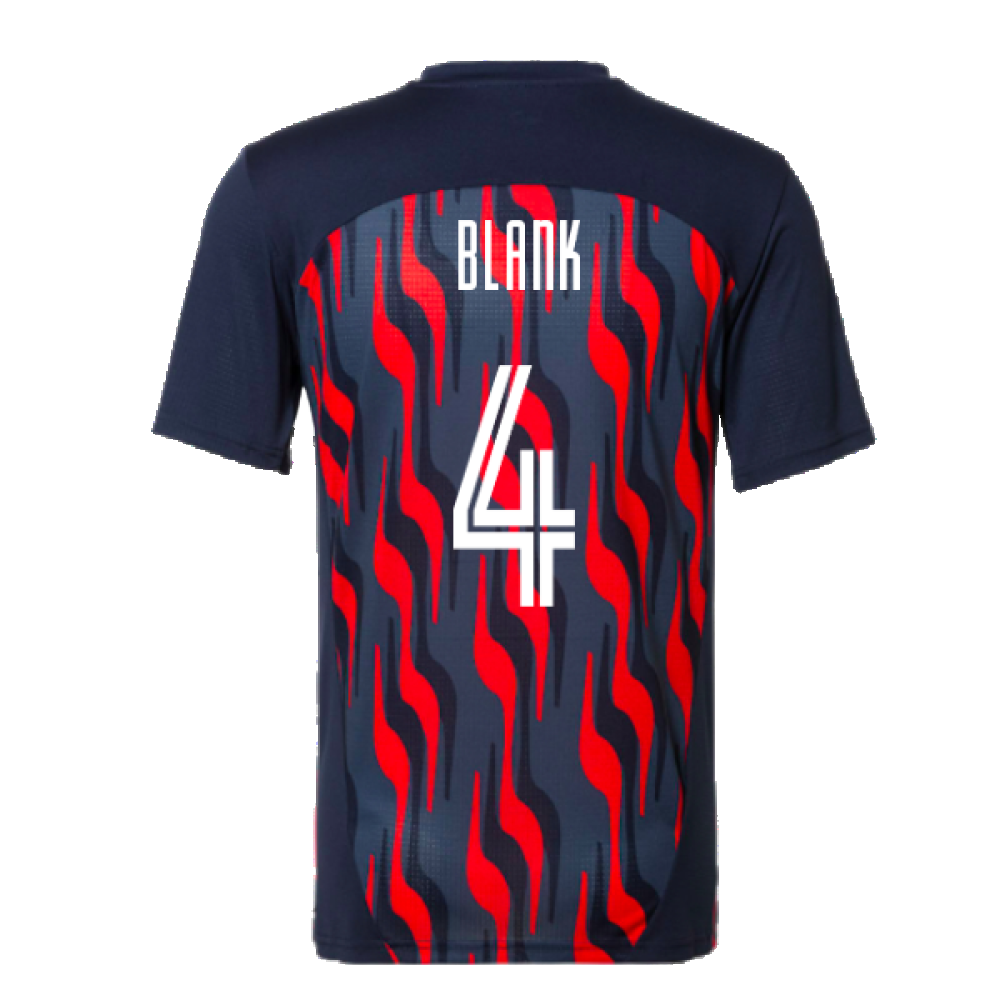 2024-2025 Red Bull Salzburg Pre-Match Shirt (Navy) (Blank 4)