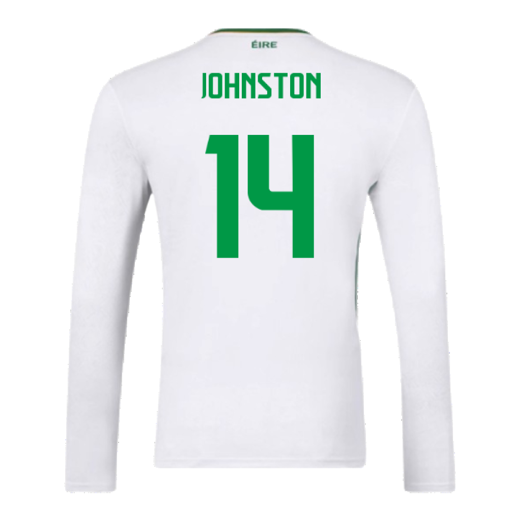 2024-2025 Republic of Ireland Away Long Sleeve Shirt (Johnston 14)