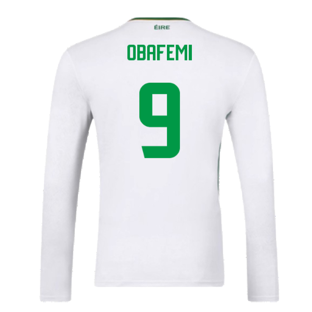 2024-2025 Republic of Ireland Away Long Sleeve Shirt (Obafemi 9)