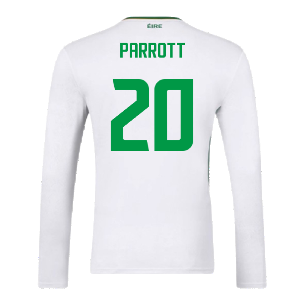 2024-2025 Republic of Ireland Away Long Sleeve Shirt (Parrott 20)