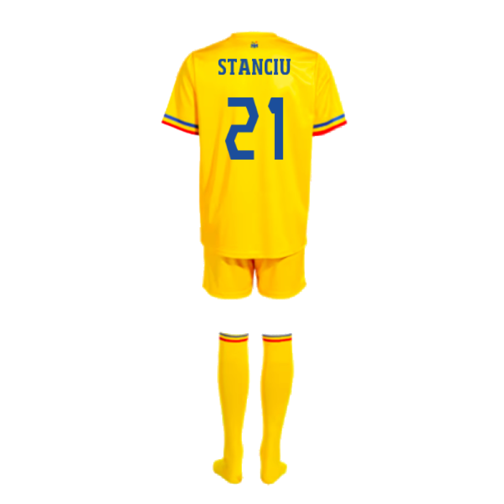 2024-2025 Romania Home Kids Mini Kit (Stanciu 21)