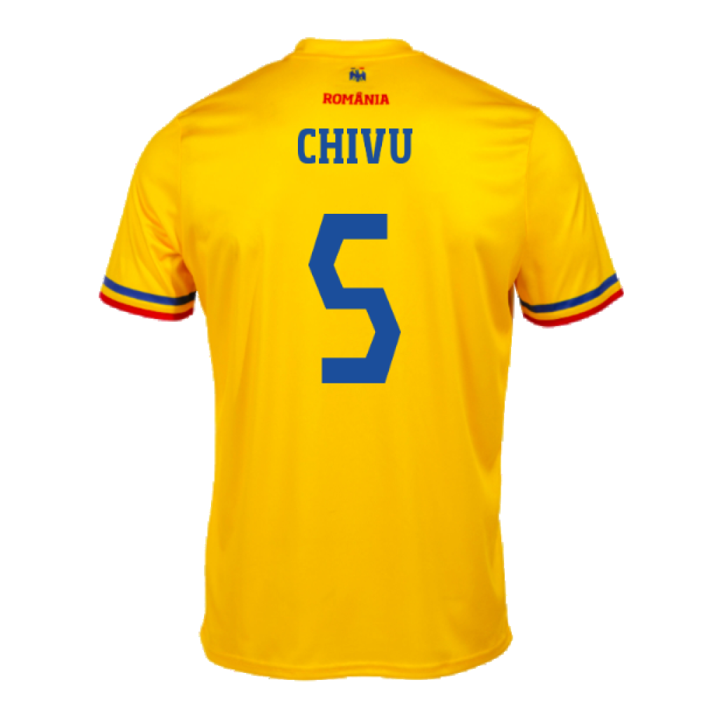 2024-2025 Romania Home Supporters Shirt (Kids) (Chivu 5)