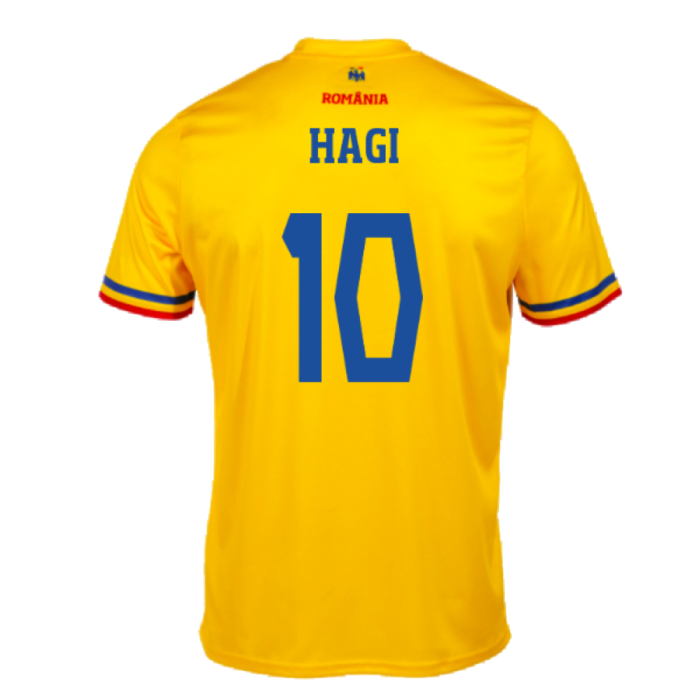 2024-2025 Romania Home Supporters Shirt (Kids) (Hagi 10)